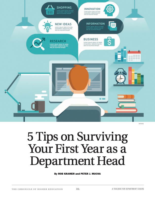 5 Tips on Surviving Your First Year as a Department Head