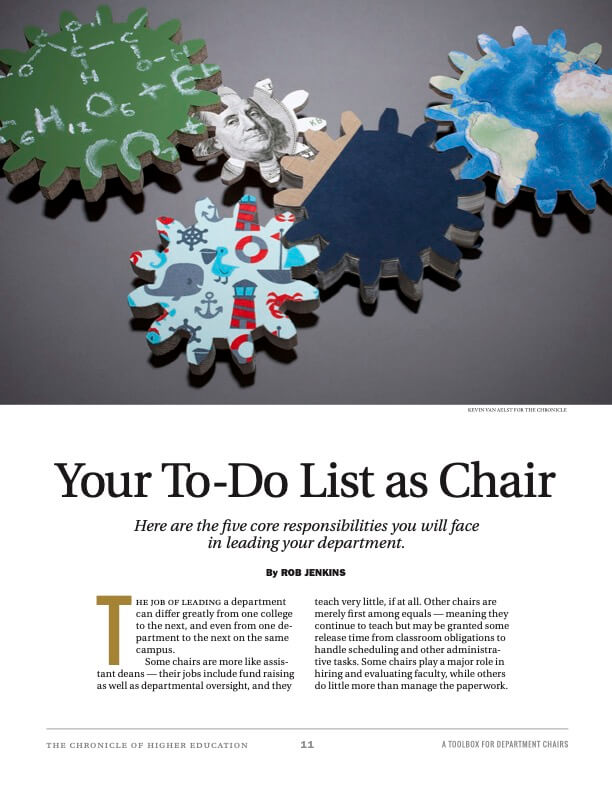 Your To-Do List as Chair