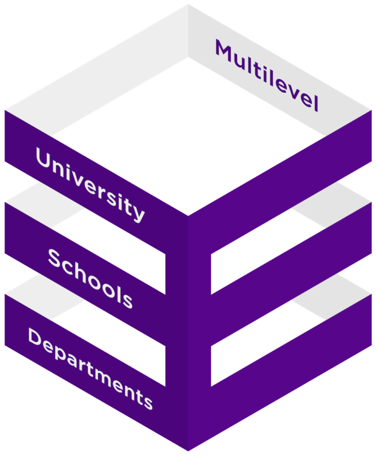 ECFI's multilevel approach: University, Schools, Departments